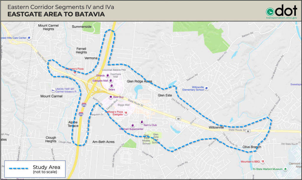 Eastgate Area to Batavia (Segments IV and IVa) Overview | Eastern Corridor